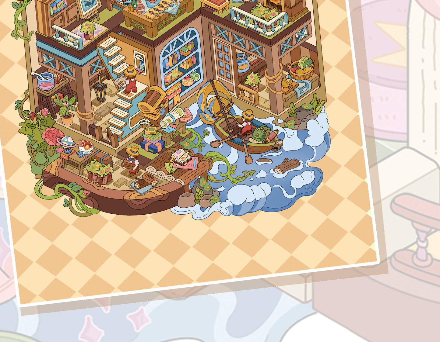 The Adventures of Pinocchio-DIY 3D Scene Sticker