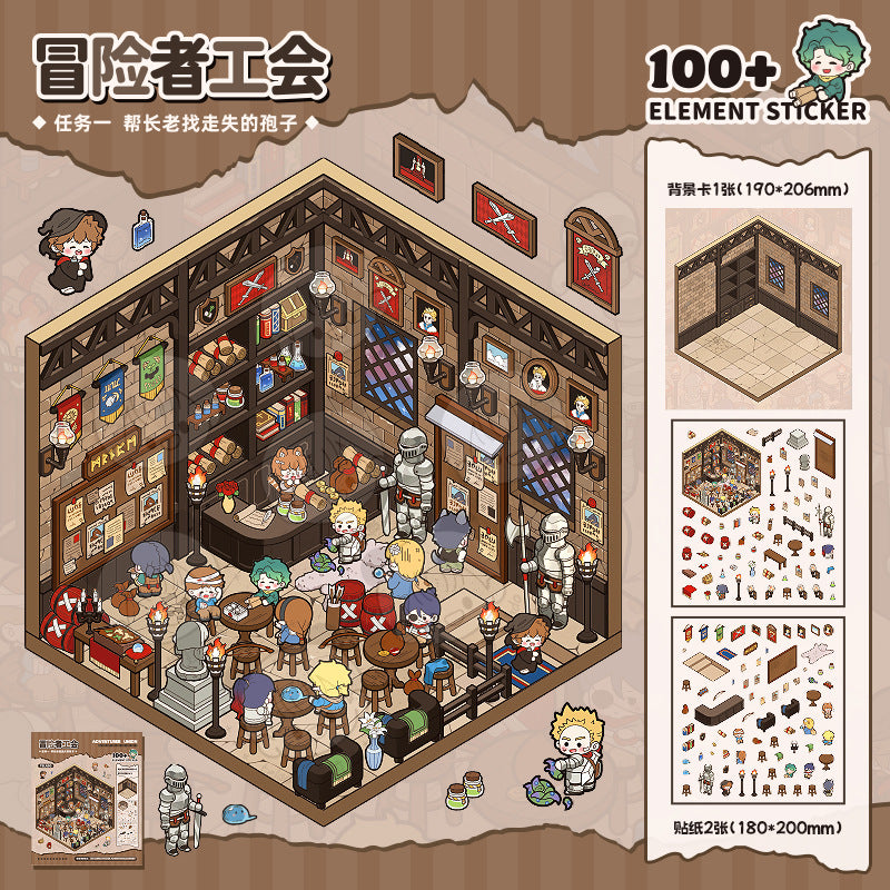 Adventure Union-DIY 3D Scene Sticker