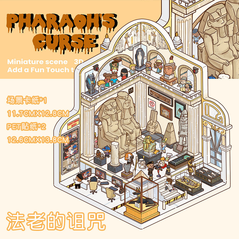 Pharaoh's Curse -DIY 3D Scene Sticker