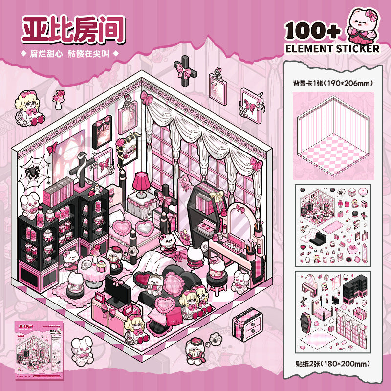 Abi Room-DIY 3D Scene Sticker