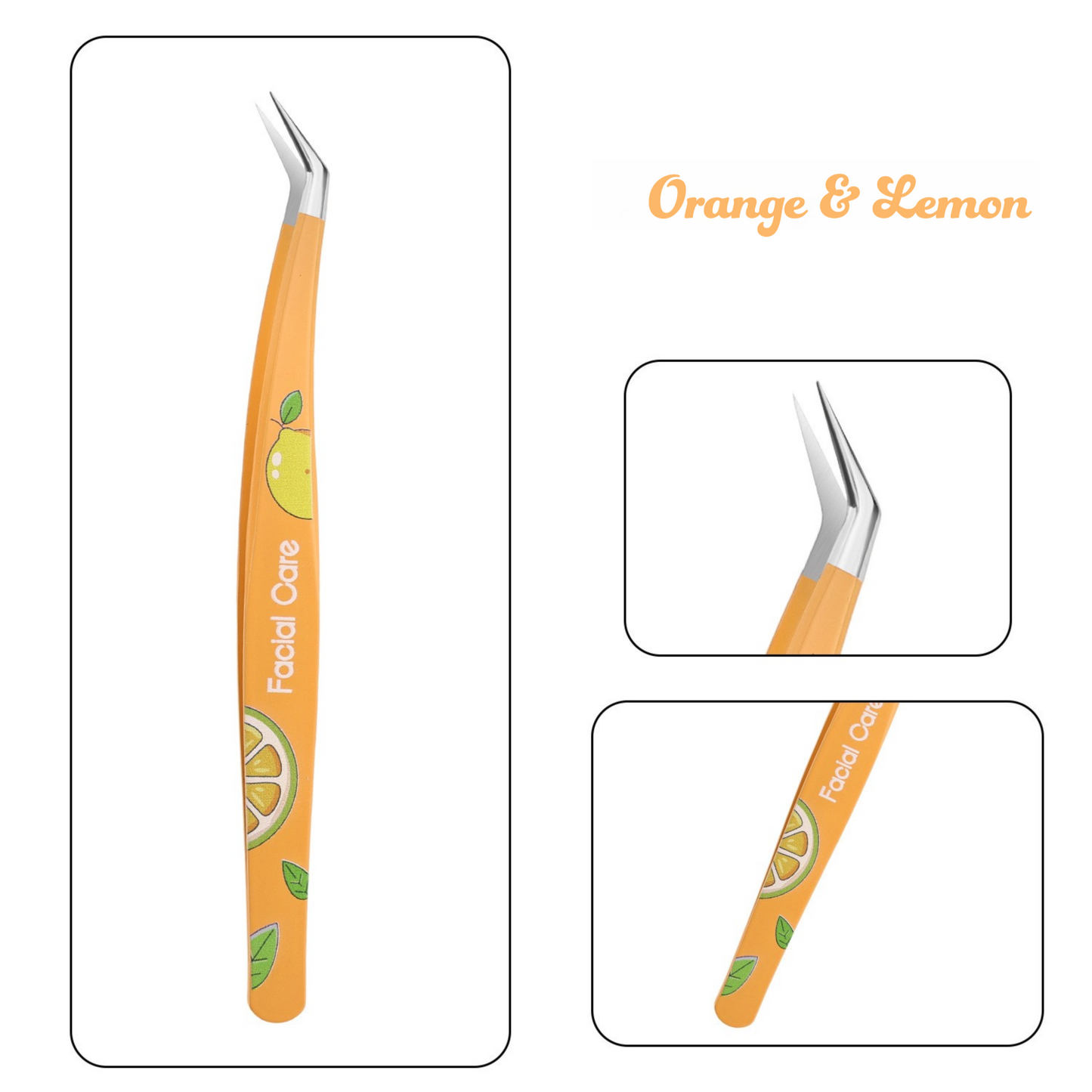 Cute Sticker Tool Tweezers, High-Precision Stainless Steel Tweezers